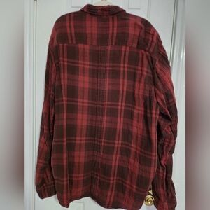 CP Shades Red Plaid Button Down Shirt